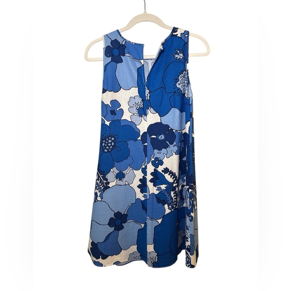 London Times Blue Floral Midi Dress - Picture 2 of 5